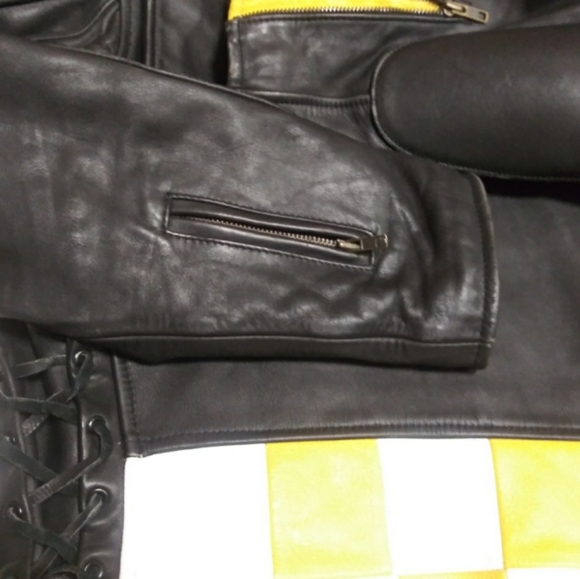 Johnson leather of San Francisco motorcycle jacket - Picture 8 of 14